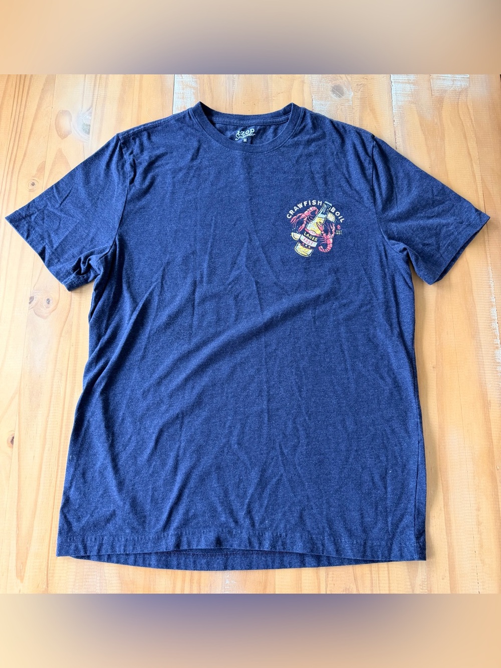 IZOD Men’s Crawfish Boil Saltwater Graphic Tee, Size M